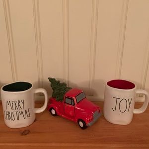 Rae Dunn Christmas mug set